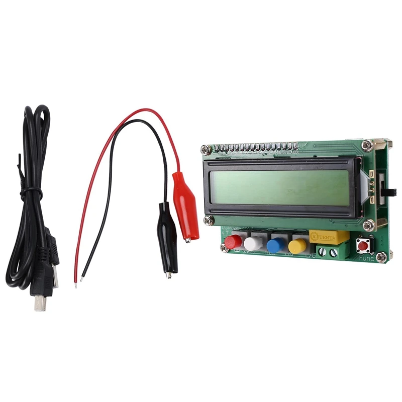 1 Set Inductance Capacitance L/C Meter Digital LCD Capacitance Meter With USB Cable