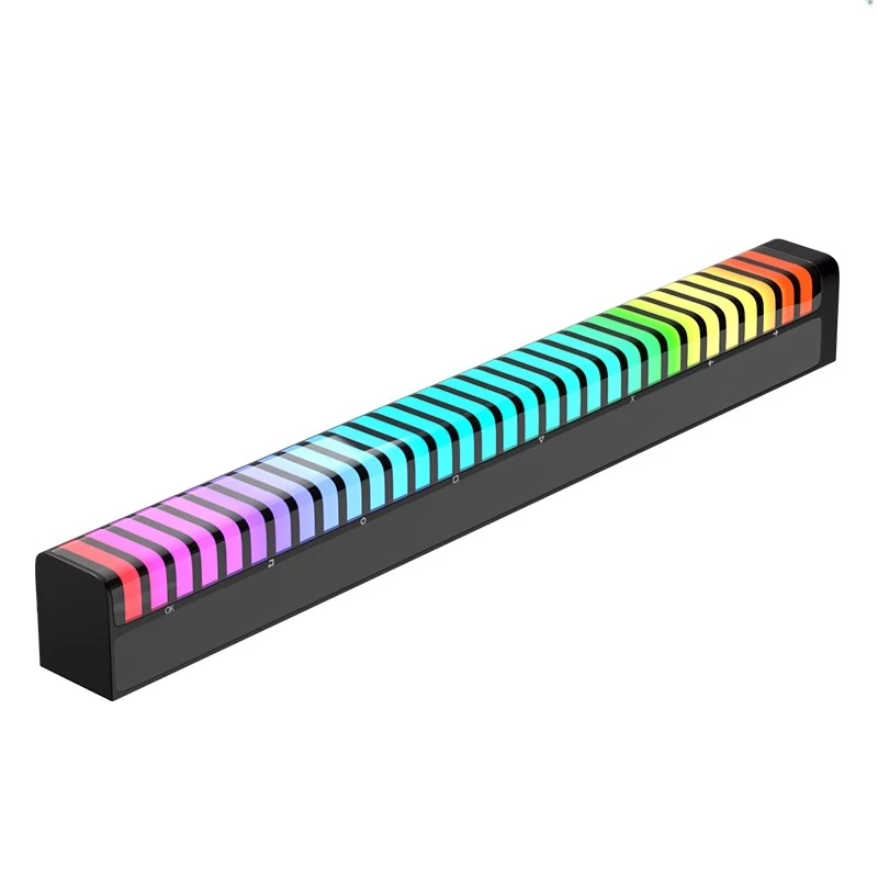 

Car pickup atmosphere music rgb bedroom computer desktop 3D voice-activated rhythm light