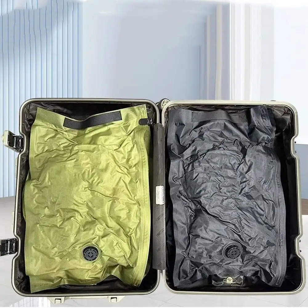 

Large Capacity Vacuum Storage Bags Waterproof Hand Roll-Up Travel Packing Bags Dustproof Airtight Suitcase Garment Cube