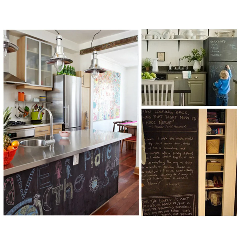 

1Pcs Chalkboard Wall Sticker Strong Adhesion Removable Blackboard Decal for Office School DIY Creative Projects