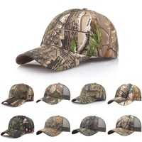 Camouflage Hats PolyesterHats Hunting Fishing Walking Baseball Cap Sunscreen Quick Drying Casual UV Protection Sunshade Peak