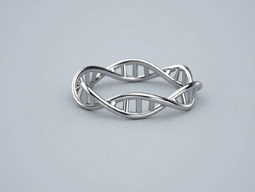 DNA Ring Molecule Jewelry