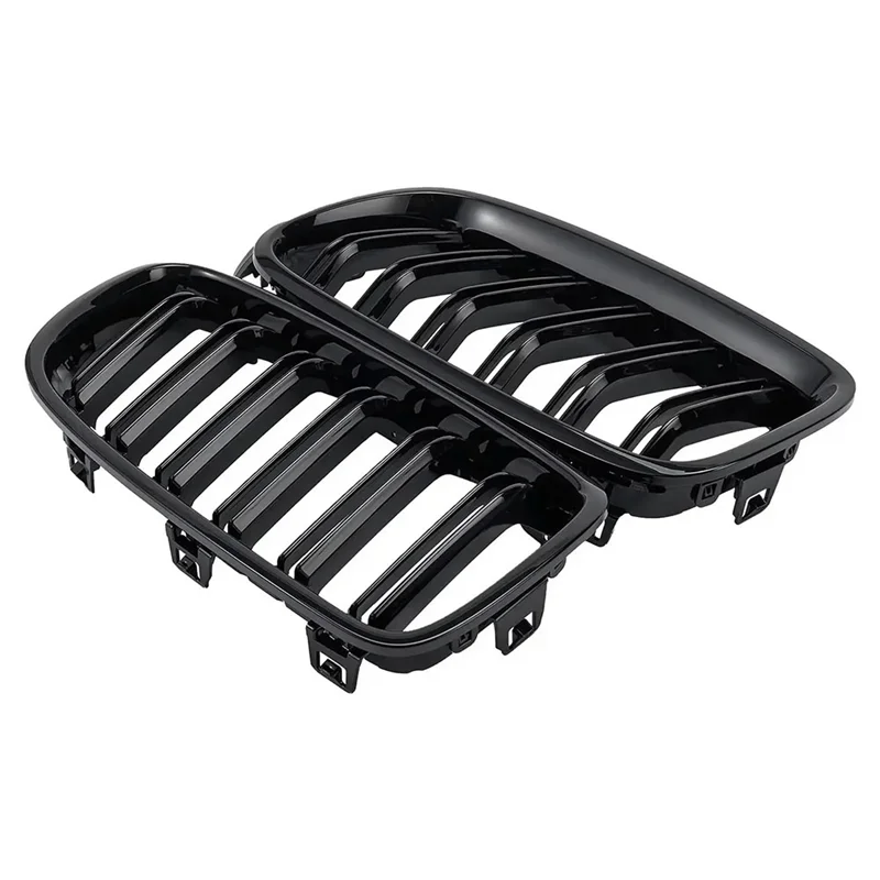 

A99F-Front Bumper Grills Dual Line Kidney Grille Racing Grills For BMW 3 Series F31 F30 320I 325I 328 2012-2019