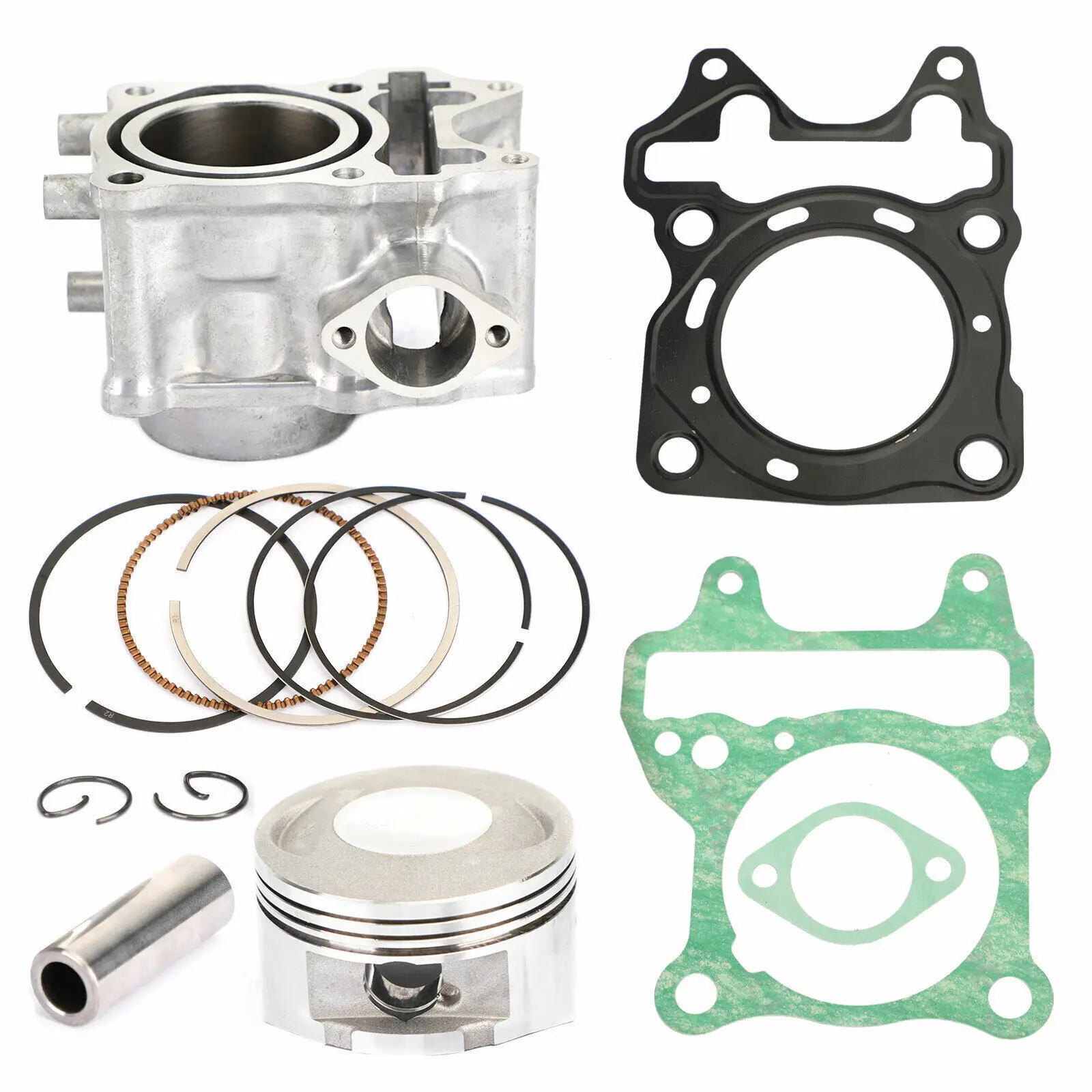 58mm Big Bore Up Cylinder Kit Upgrade 150cc for Honda KZR150 SH150 A6 Piston Ring Tool Gasket Set Motorcycle Engine Accessories