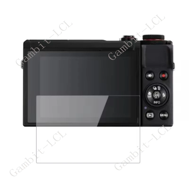 9H gehärtetes Glas für Canon PowerShot G7X Mark III 3/G7 X Mark3 MK3 G7XIII G7X3 Kamera LCD Display Screen Protector Abdeckung Film – Detail 2