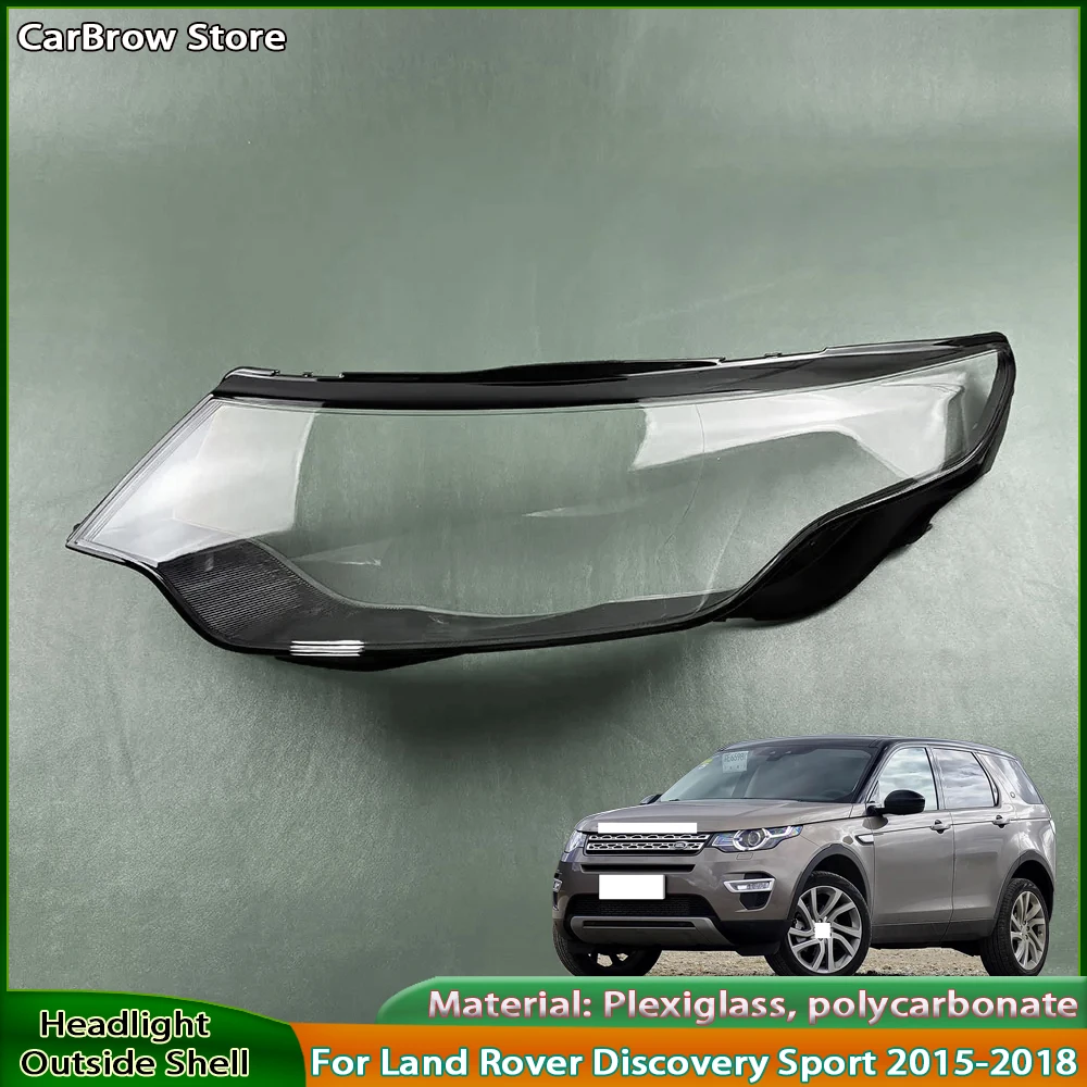 

Крышка передней фары автомобиля для Land Rover Discovery Sport 2015 2016 2017 2018, абажур, крышка, крышка фары
