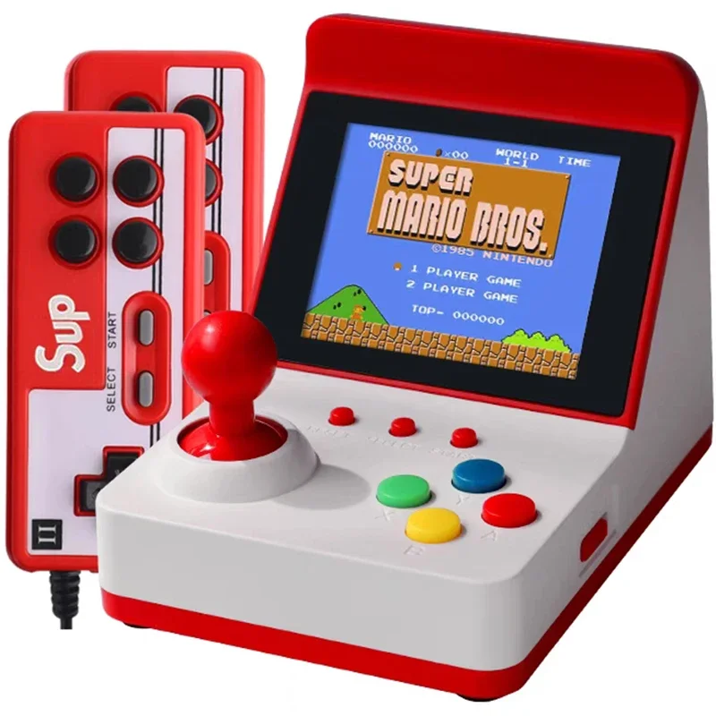 Super Mario Retro Portable Mini Video Game Console 8 Bit 3.0 Inch Color LCD Kids Game Player Built in 360 in 1 With handle Games