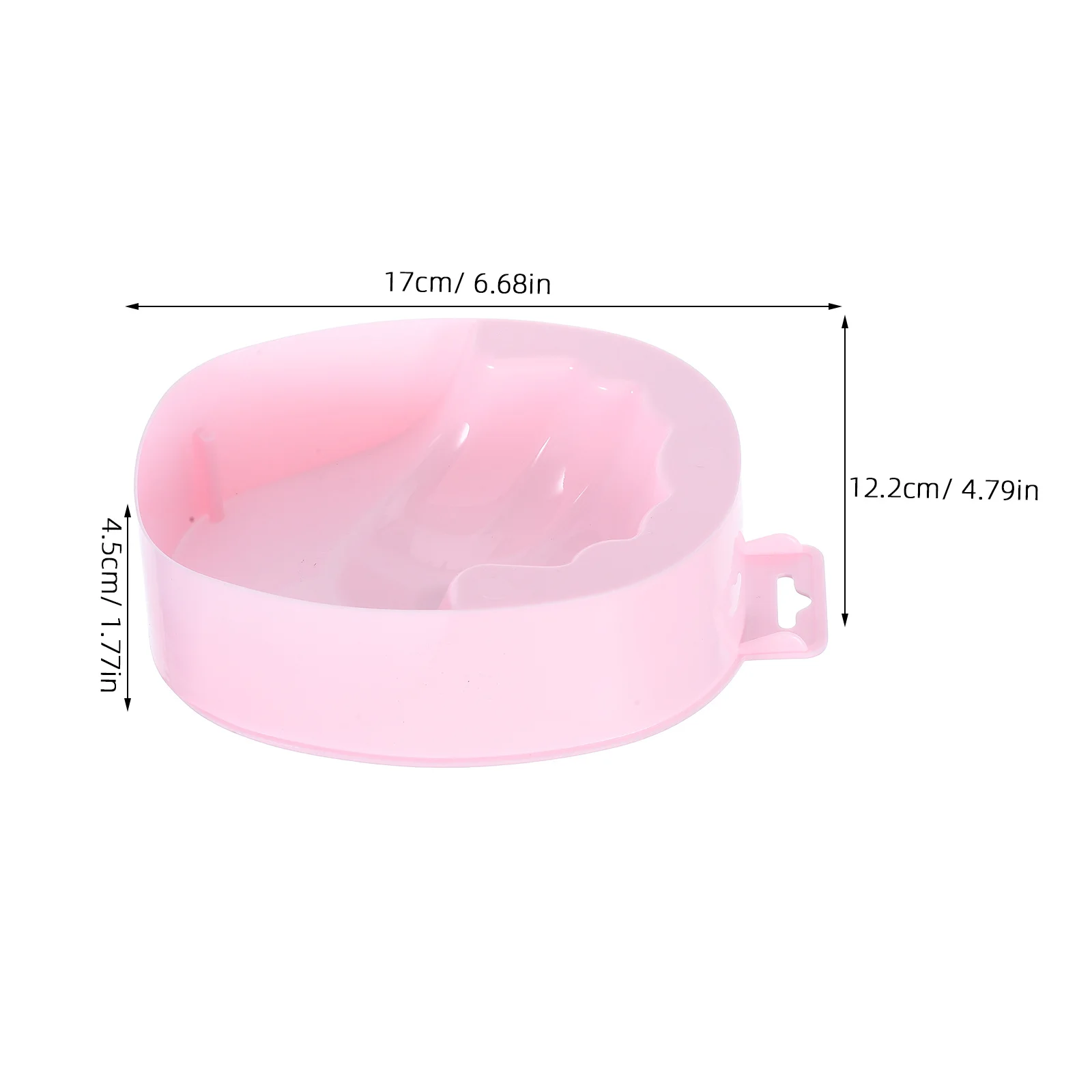 1 pz ciotola per ammollo delle mani ciotola per la cura delle unghie per il trattamento dell'acqua calda strumenti per manicure per la rimozione delle unghie e la nutrizione delle cuticole doppio uso ammollo