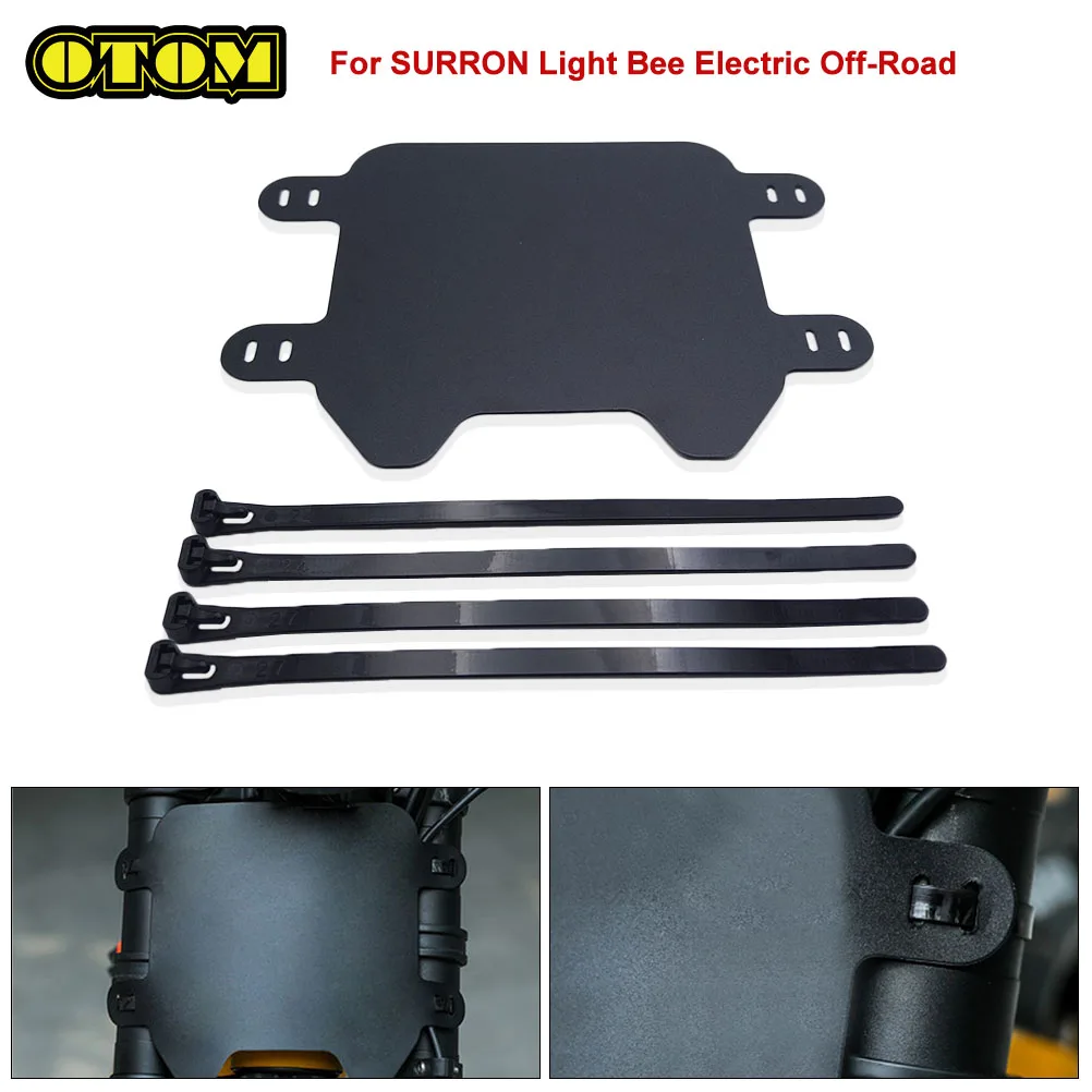 

For SURRON Light Bee Front Number Plate License Registration Protection Cover Shell Guard Electric Off-road Accessories Bikes