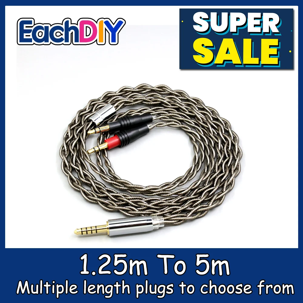 

99% Pure Silver Palladium + Graphene Gold Earphone Cable For TAGO STUDIO TAKASAKI T3-01 Headphone LN008999