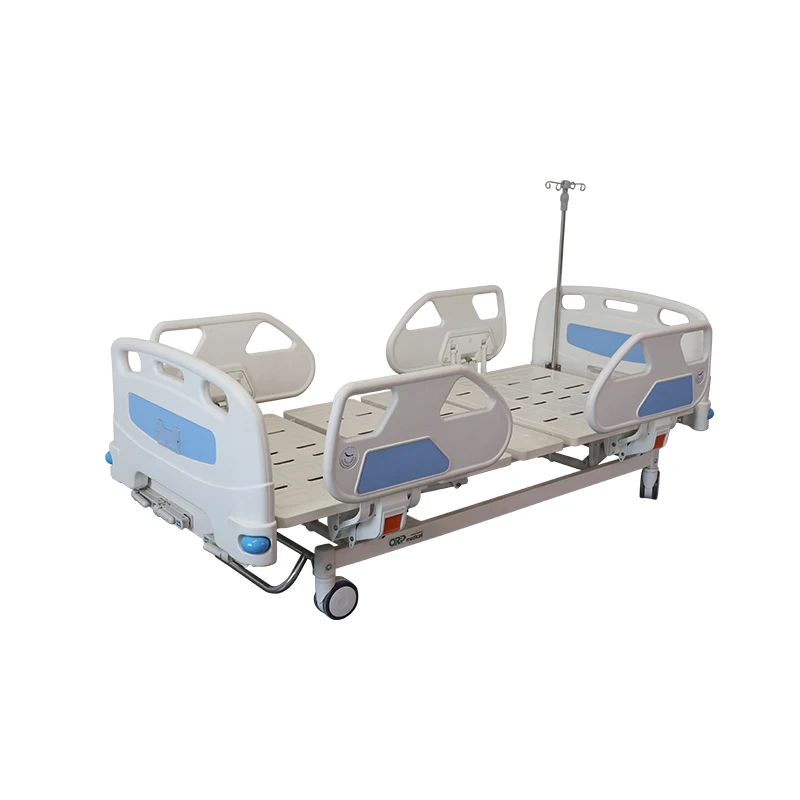 

ORP China Factory Three Function Patient Bed 3 Cranks Manual Hospital Bed With Angle Display