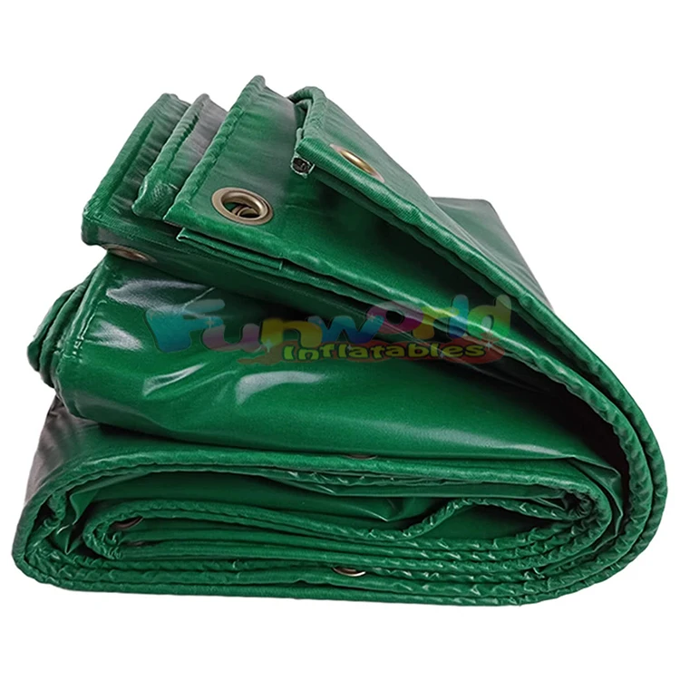 Pvc Coated Car Waterproof Sunscreen Camping Sun Rain Tarpaulin Truck Flower Protective Cover for Boat Bounce House
