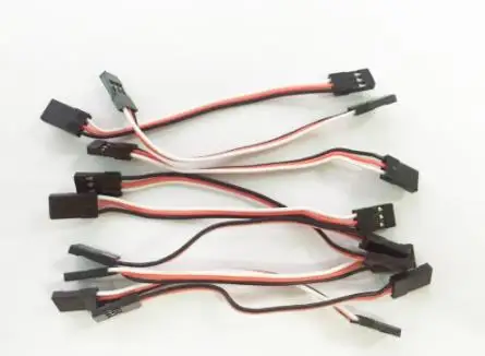 10pcs/lot 10CM  Male to Male JR Plug Servo Extension Lead Wire Cable 100mm for RC Plane Quadcopter