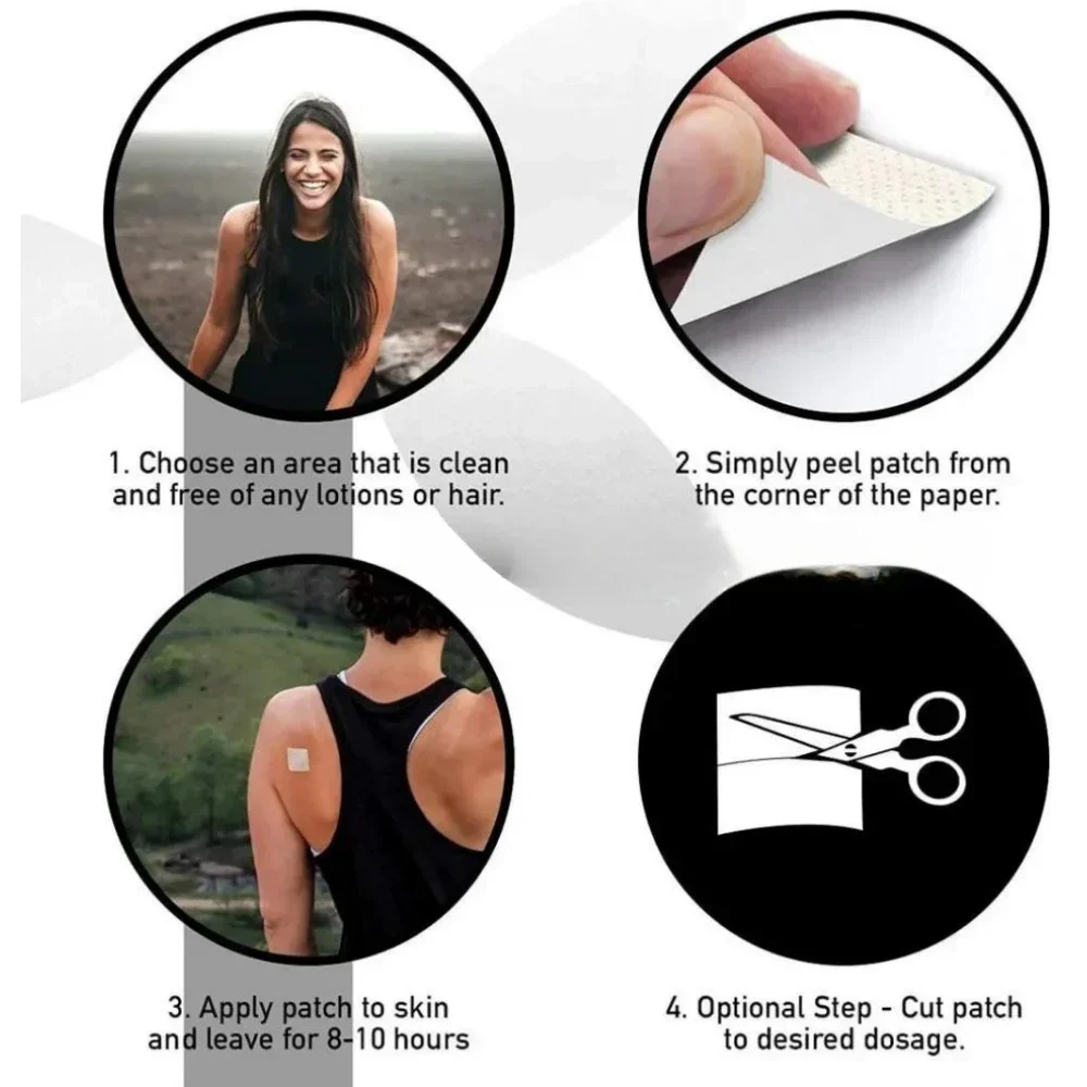 30 Patches Curve Butt Enhancement Transdermal Patches Tighten, Firm and Lift Booty and Hips