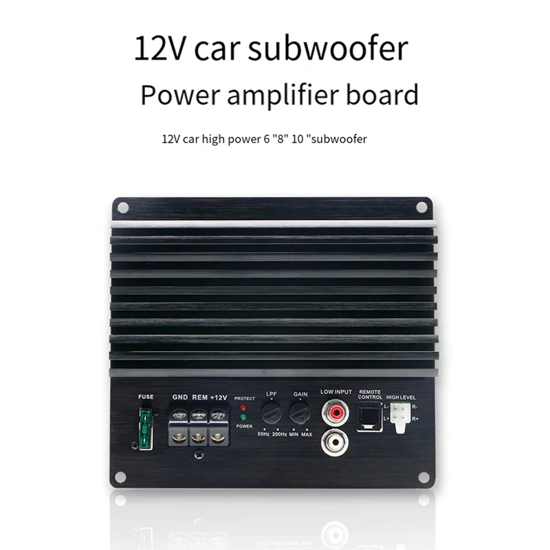LDZS Subwoofer Amplifier Motherboard 12V High-Power Car Audio Subwoofer Amplifier Board For Home And Car Use Durable