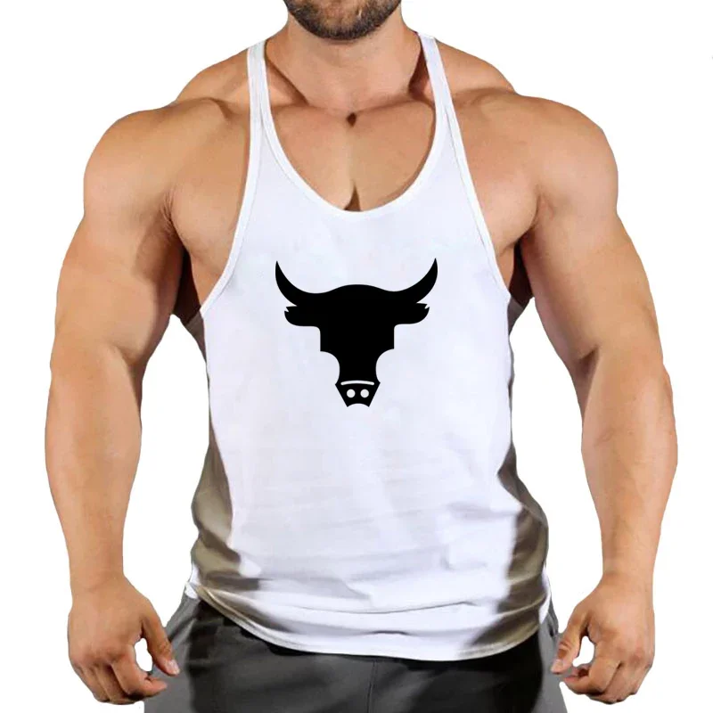 Fitness Man Gym Clothing Bodybuilding Shirt Men Men's Vest Sleeveless Sweatshirt Stringer T-shirts Suspenders Man Top Singlet