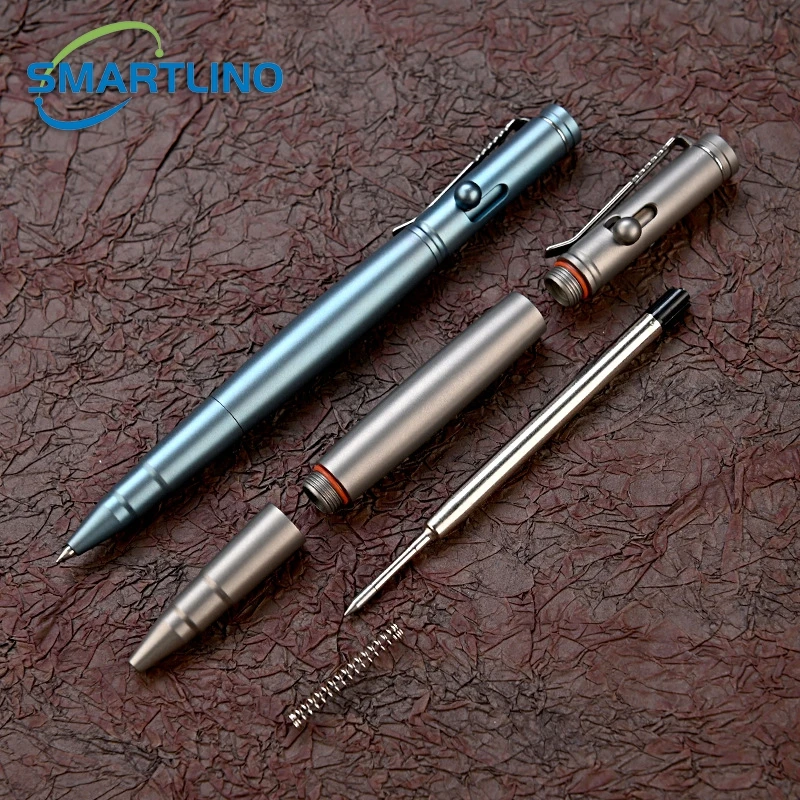 

Multi-functional Tactical Pen Business Writing Ballpoint Pen Personal Security Equipment Titanium Alloy Emergency Glass Breaker