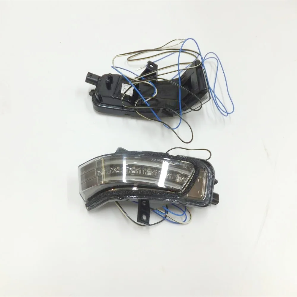 July King LED Rear-view Mirror Lights; Yellow Turn Signal, White DRL, Ground Lamp Case for Honda Stepwagon N-box Elysion etc