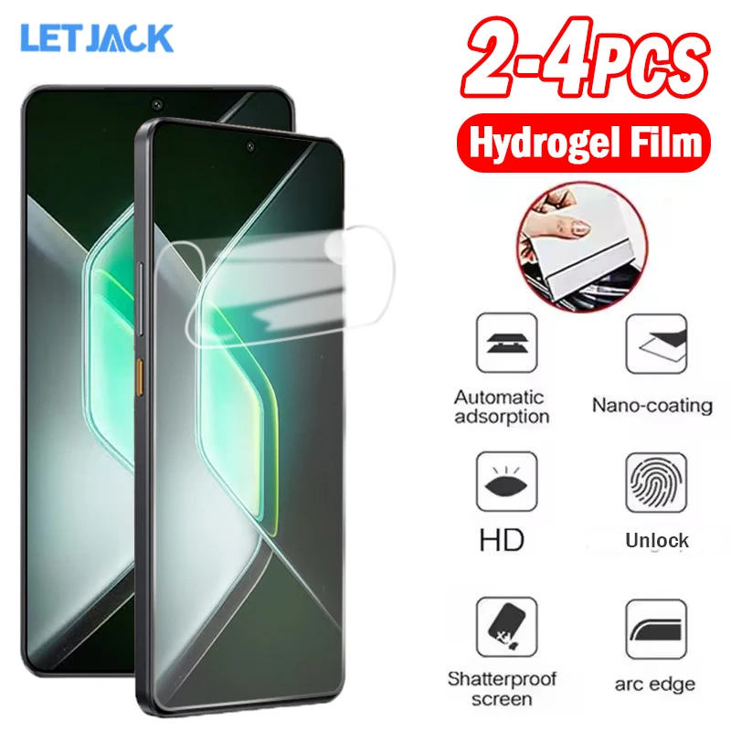 Взрывозащищенная гидрогелевая пленка из 2-4 предметов для Infinix GT 30 20 10 Pro Защитная пленка для экрана Note 30 VIP 40 40X 50X 50 Pro+ Мягкая пленка