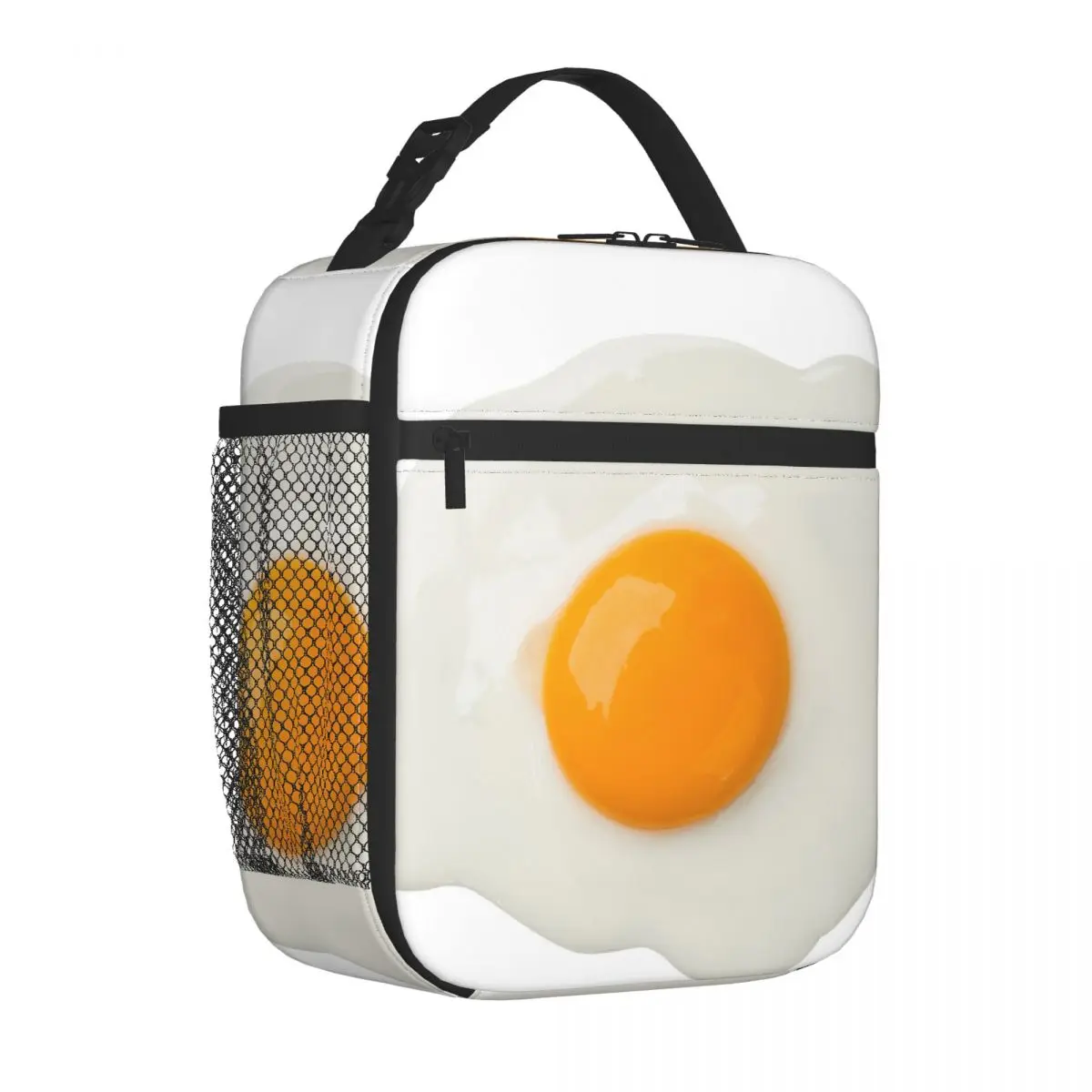 

Fried Egg Insulated Lunch Bags Cooler Bag Meal Container Funny Food Large Tote Lunch Box Food Storage Bags Beach Picnic