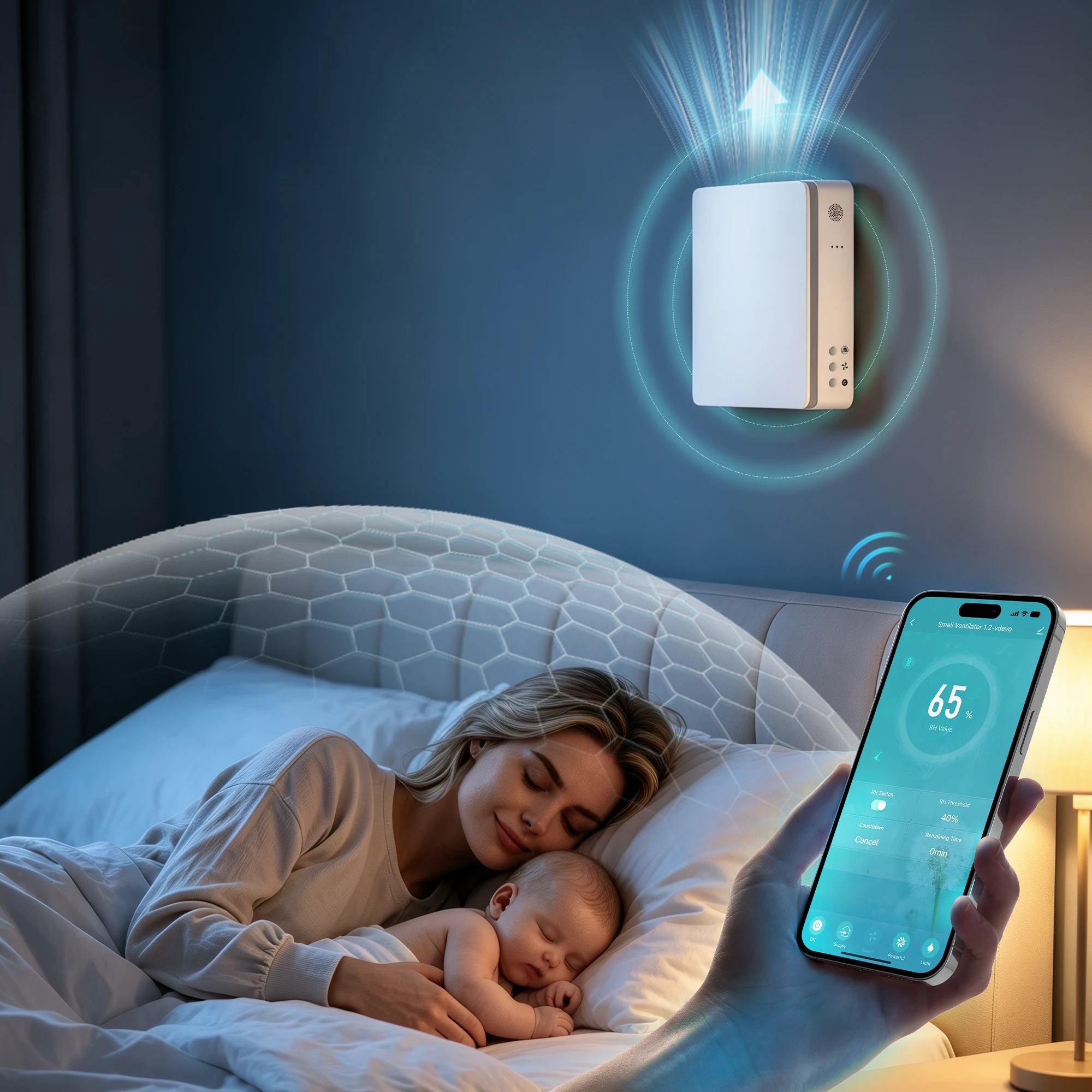 Hepa Air Purifier Commercial Large Room - Smart WiFi Air Purifier HEPA Filter