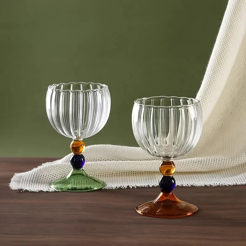 

Borosilicate Glass Wine Goblet Hand Blown Crystal Clear Cup Wholesale