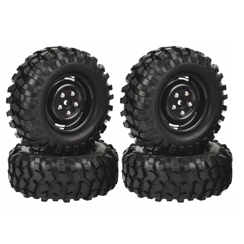 

4PCS 96mm 1.9" Wheel Rim Soft Rubber Tire Set for 1/10 RC Crawler Car TRX4 RC4WD D90 Axial SCX10 Tamiya CC01 Redcat