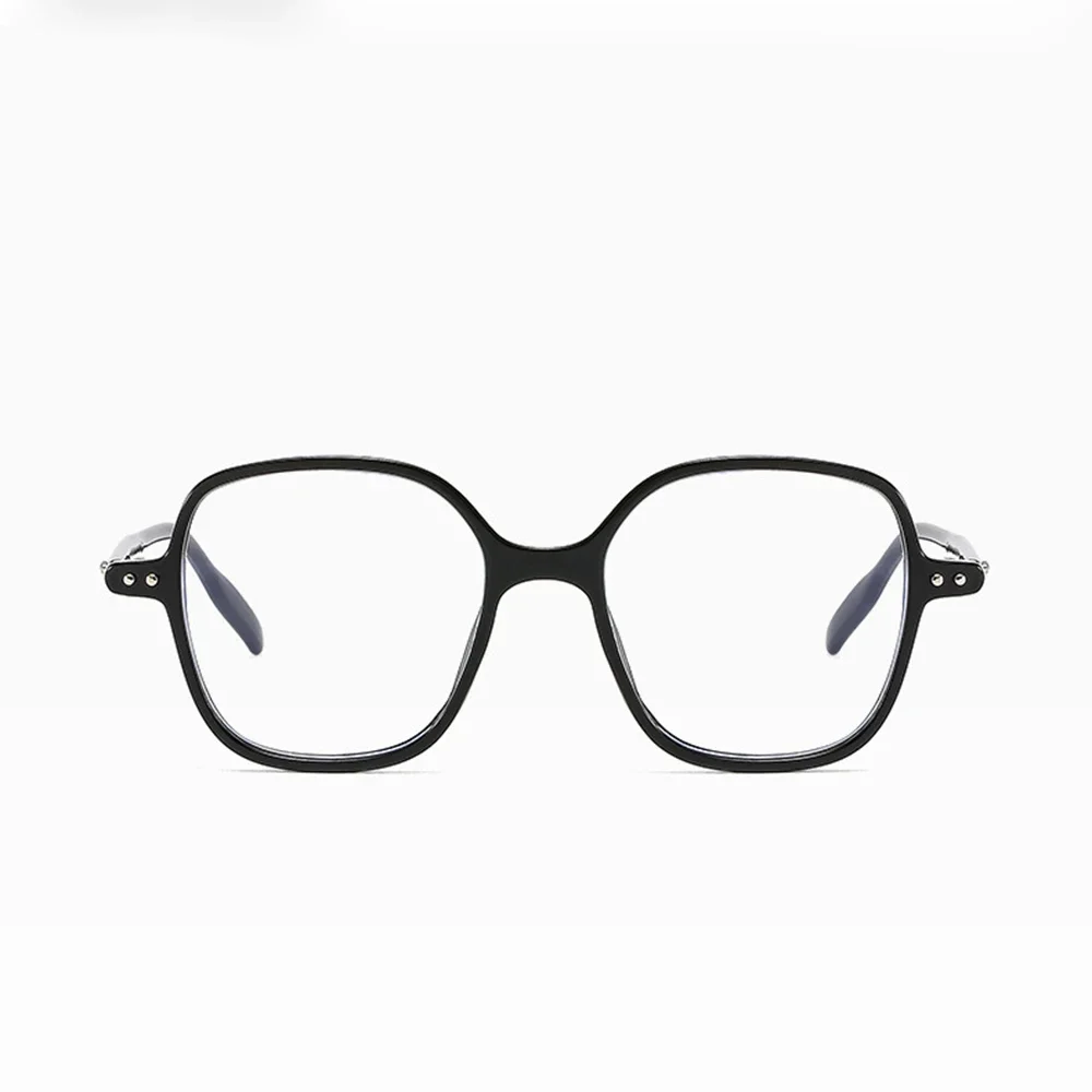 Black Oversized Round Vintage TR90 Full-rim Comfortable Photochromic Progressive Multifocal Reading Glasses +0.75 To +4