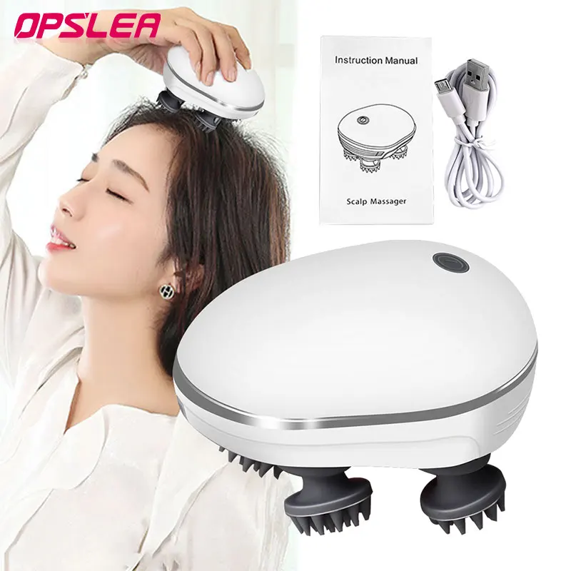 Electric Head Scalp Massager Red Light Nourish Hair Multi Claw Relaxation Shoulder Leg Neck Deep Tissue Kneading Vibrator