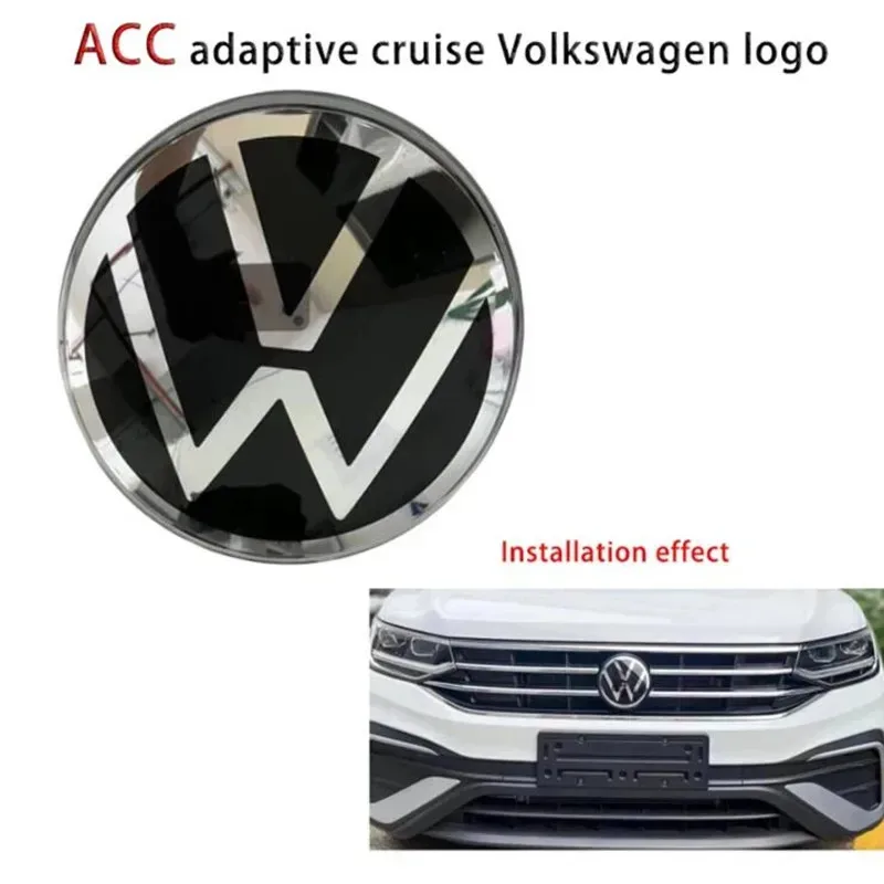 شعار السيارة الأمامي رادار ACC 2GM853601 متوافق مع Volkswagen Golf 7 7.5 8 Polo Passat Arteon T-Roc Bora T-Cross