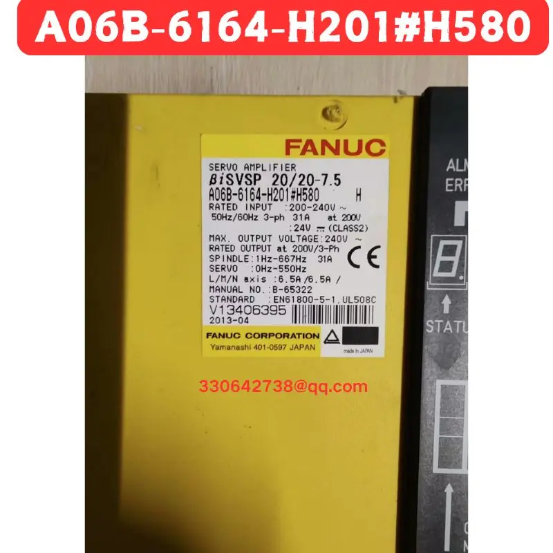 

A06B-6164-H201 # H580 Fanuc Four in One Spindle Driver Amplifier Controller, original disassembly, tested OK