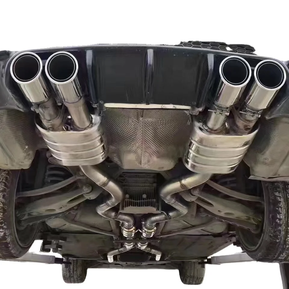 Stainless Catback With Front X-pipe Exhaust System For BMW M3 E92 E93 3.0T