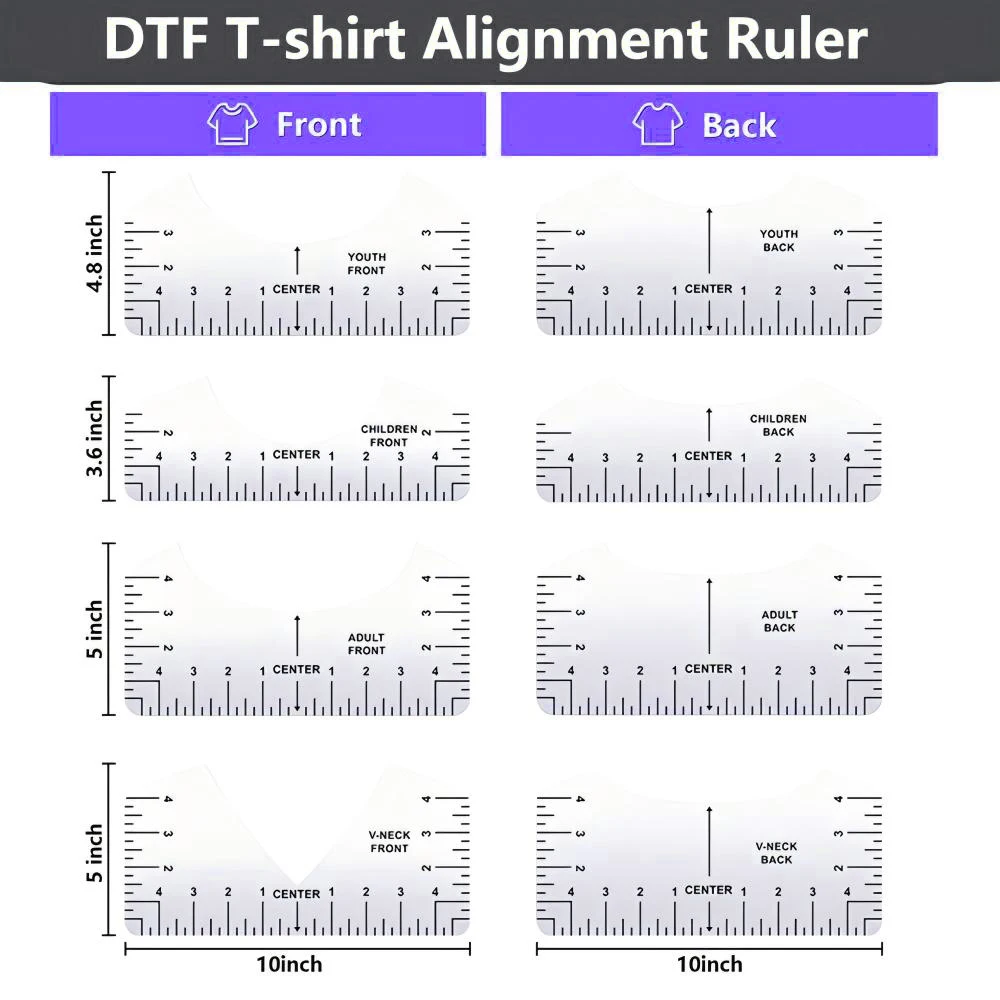 8PCS Dtf Dtg T-Shir…