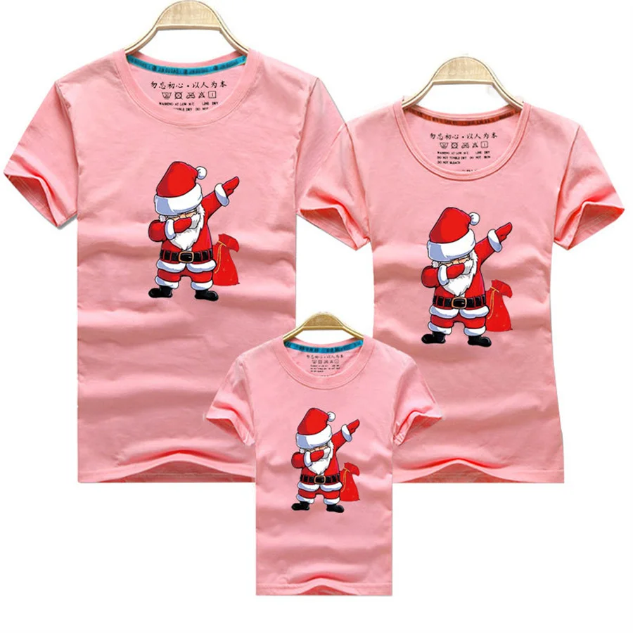 Christmas Family tshirt Matching Outfit Clothes Funny New xmas Mom Dad Kids Me Baby Outfit Mother Daughter Son Girl Boys Clothe