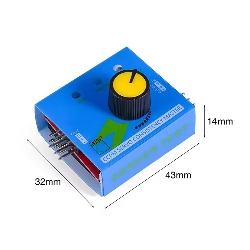 Servo Tester RC 3CH Digital Multi ESC controlador de velocidad de consistencia comprobador ajuste engranaje de dirección CCPM para coche de helicóptero RC
