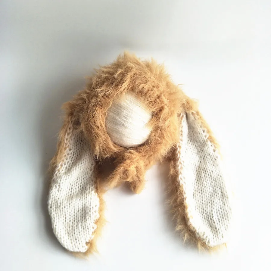 Pasgeboren Baby Jongen Meisje Leuke Hoeden Baby Konijn Oren Hoed Baby Bunny Beanie Hoeden Accessoires Fotografie Props