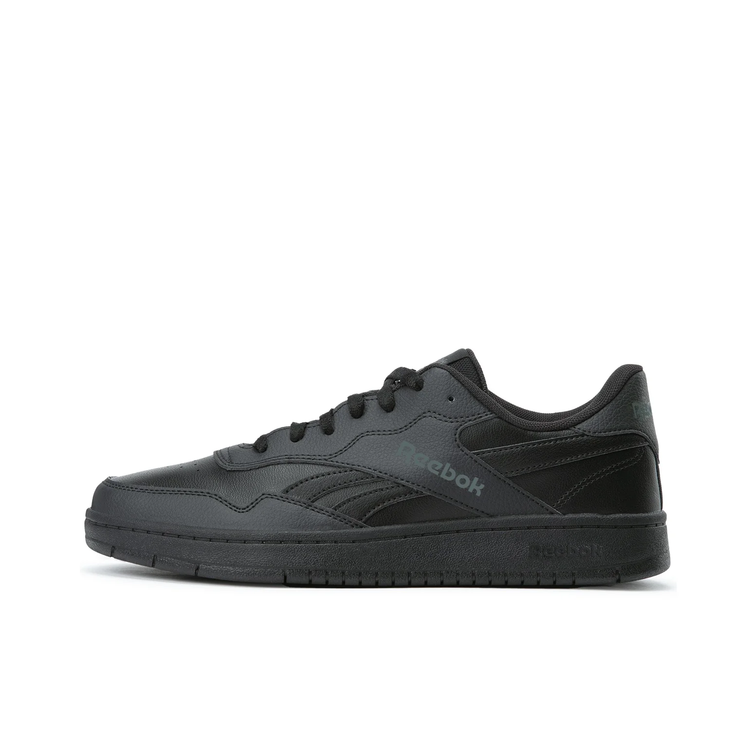 POIZON Reebok BB 1000 Tênis de basquete de cano baixo, resistente ao desgaste e leve, unissex, preto
