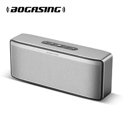 BOGASING S8 Pro Max Bluetooth Speaker, 3-Channel Audio with Lifelike Stereo Sound & Punchy Bass, AUX, Built-in Mic, for Indoor