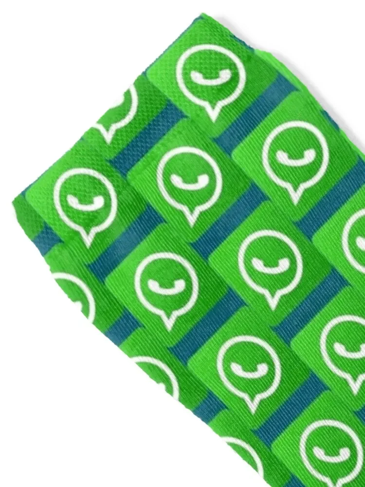 WhatsApp Icon Best Seller Socks christmas gift Wholesale cotton Non-slip Socks Female Men's