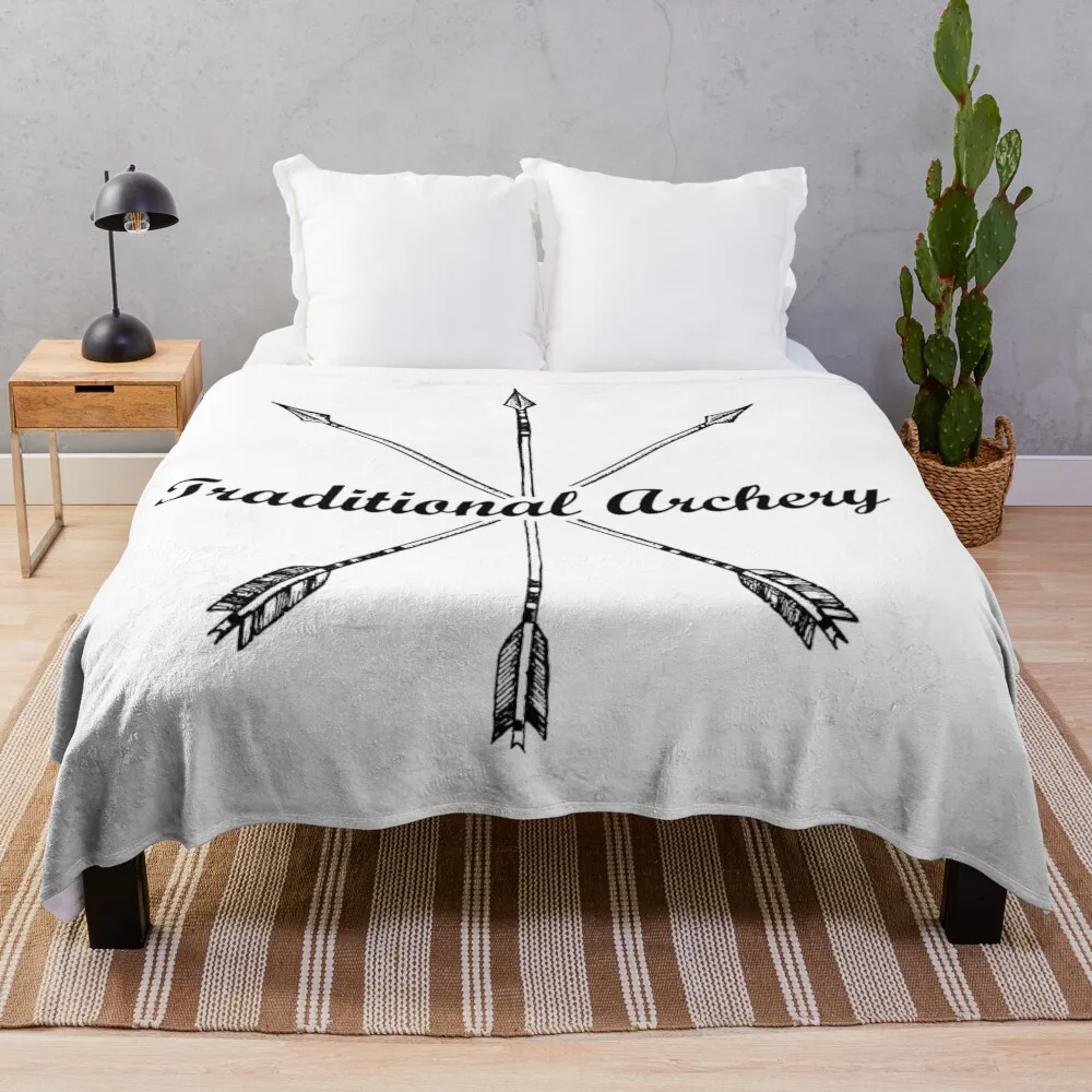 Traditional Archery Tshirt Throw Blanket Cute christmas decoration Luxury Thicken Blankets