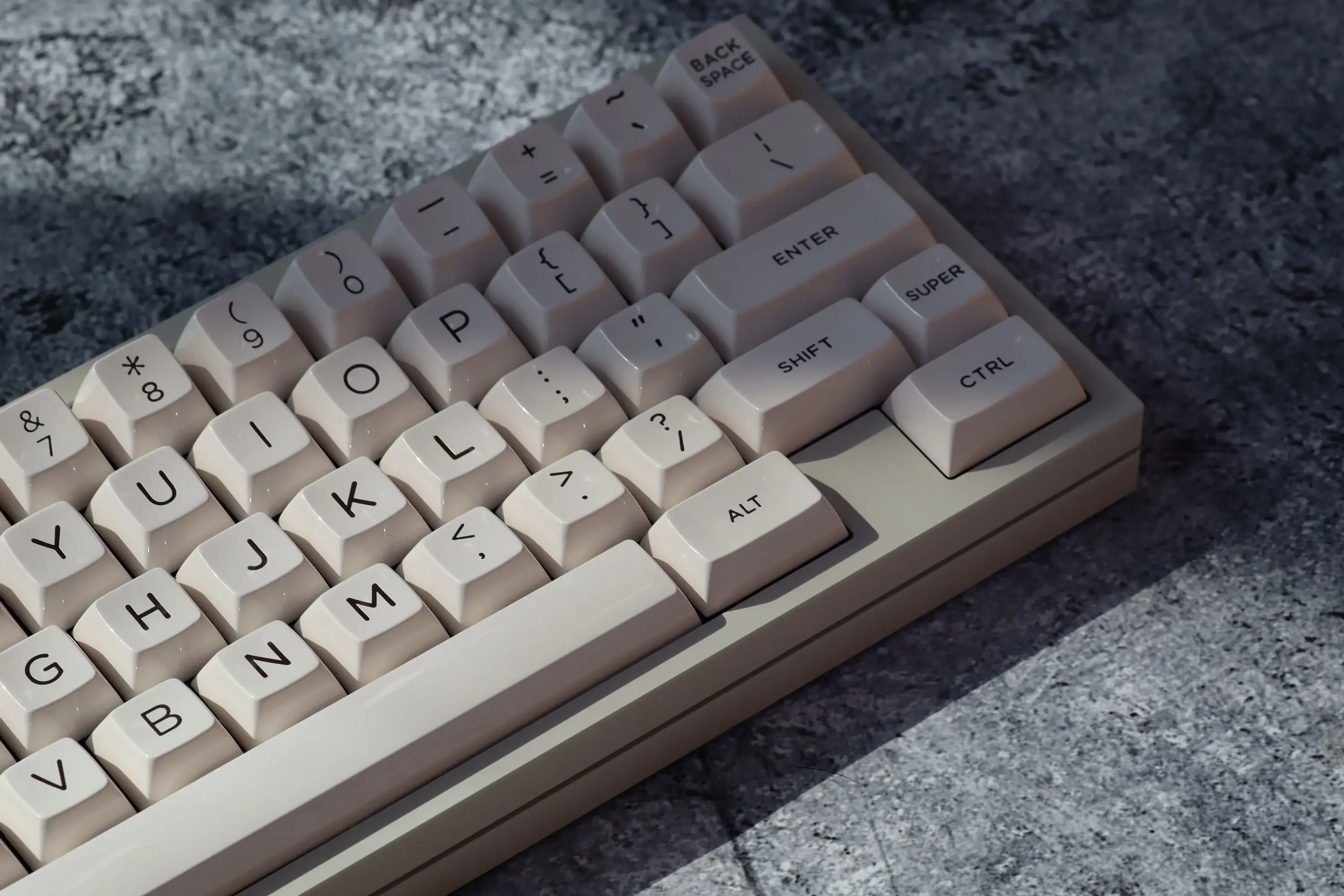 JTK HSA CREAMWHITE-Capuchons de touches de clavier ABS personnalisés, sphblades, haute brillance, profil HSA, capuchons de touches de jeu pour clavier mécanique, 152 touches