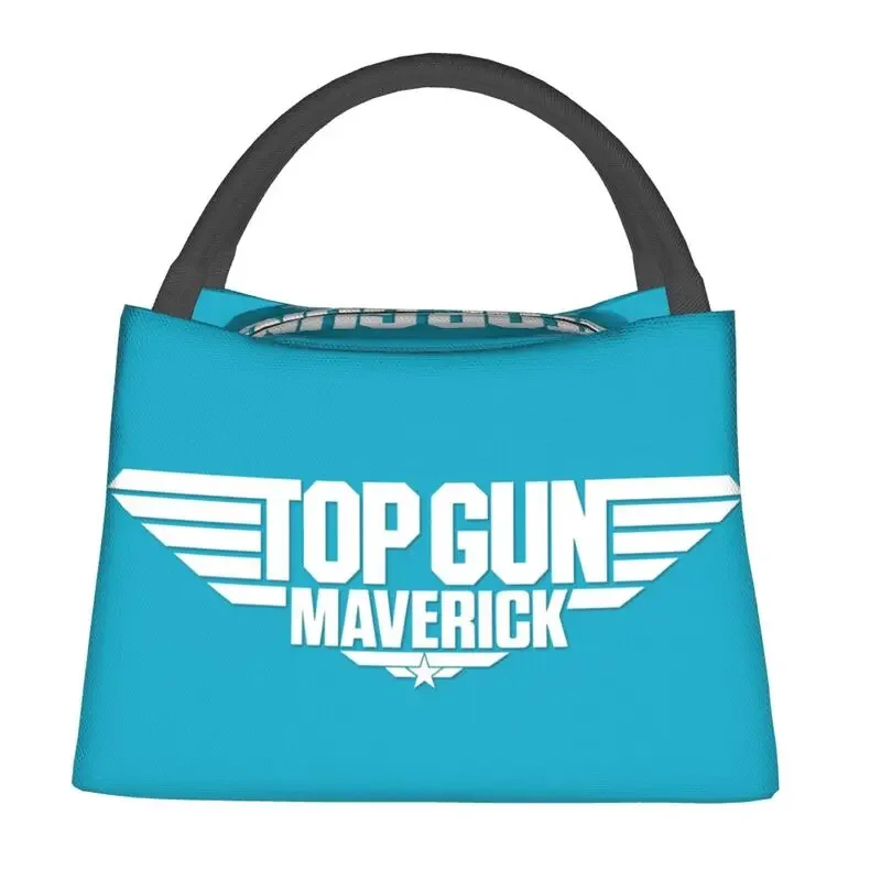 Top Gun Maverick Insulated Lunch Bags for Women Waterproof Tom Cruise Movie Thermal Cooler Lunch Box Work Picnic