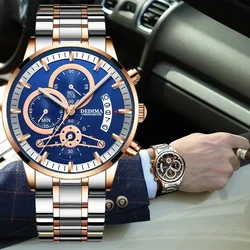 NIBOSI New Quartz Men Watches Famous Brand Luxury Watch Men Waterproof Chronograph Luminous Casual Male Clock Relogio Masculino