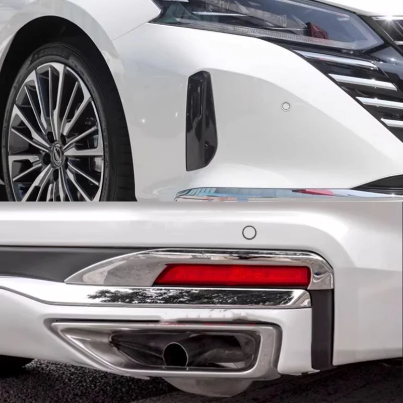 

For Nissan Altima Teana 2023-2026 Car Chrome Decoration Front Rear Fog Lights Lamps Eyelid Eyebrow Decoration Cover Trim Style