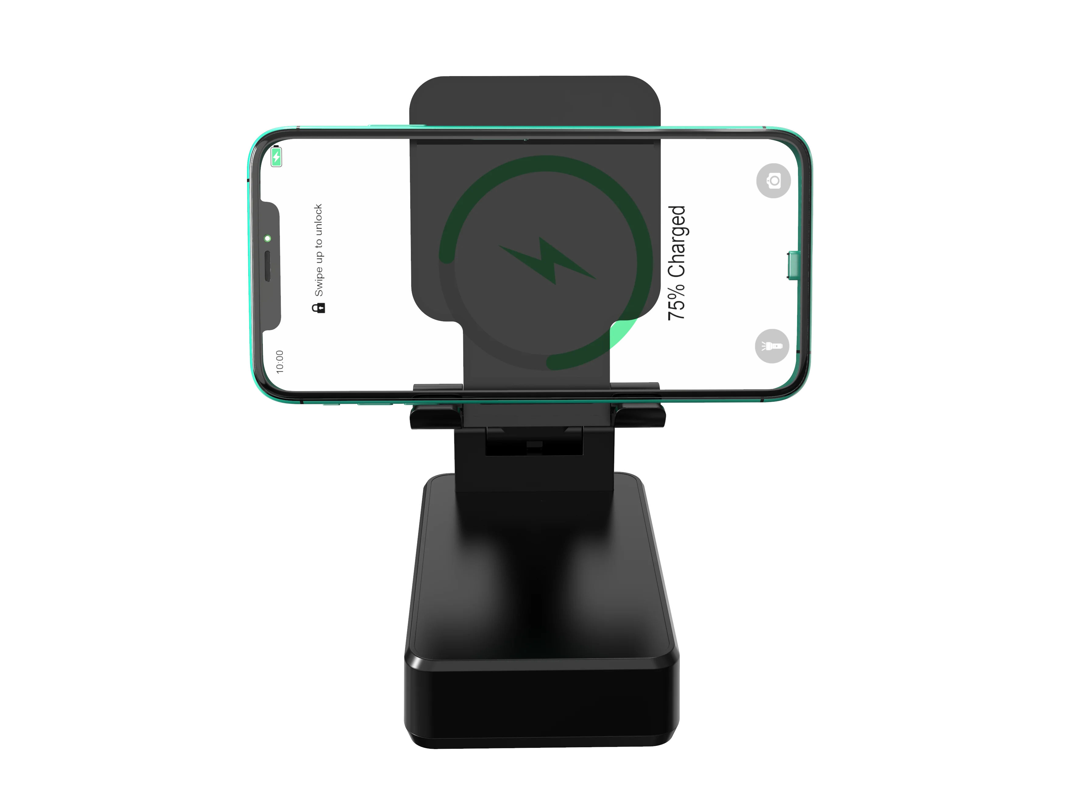 Desktop multifunctional wireless charging phone holder with a battery capacity of 5000 MAH