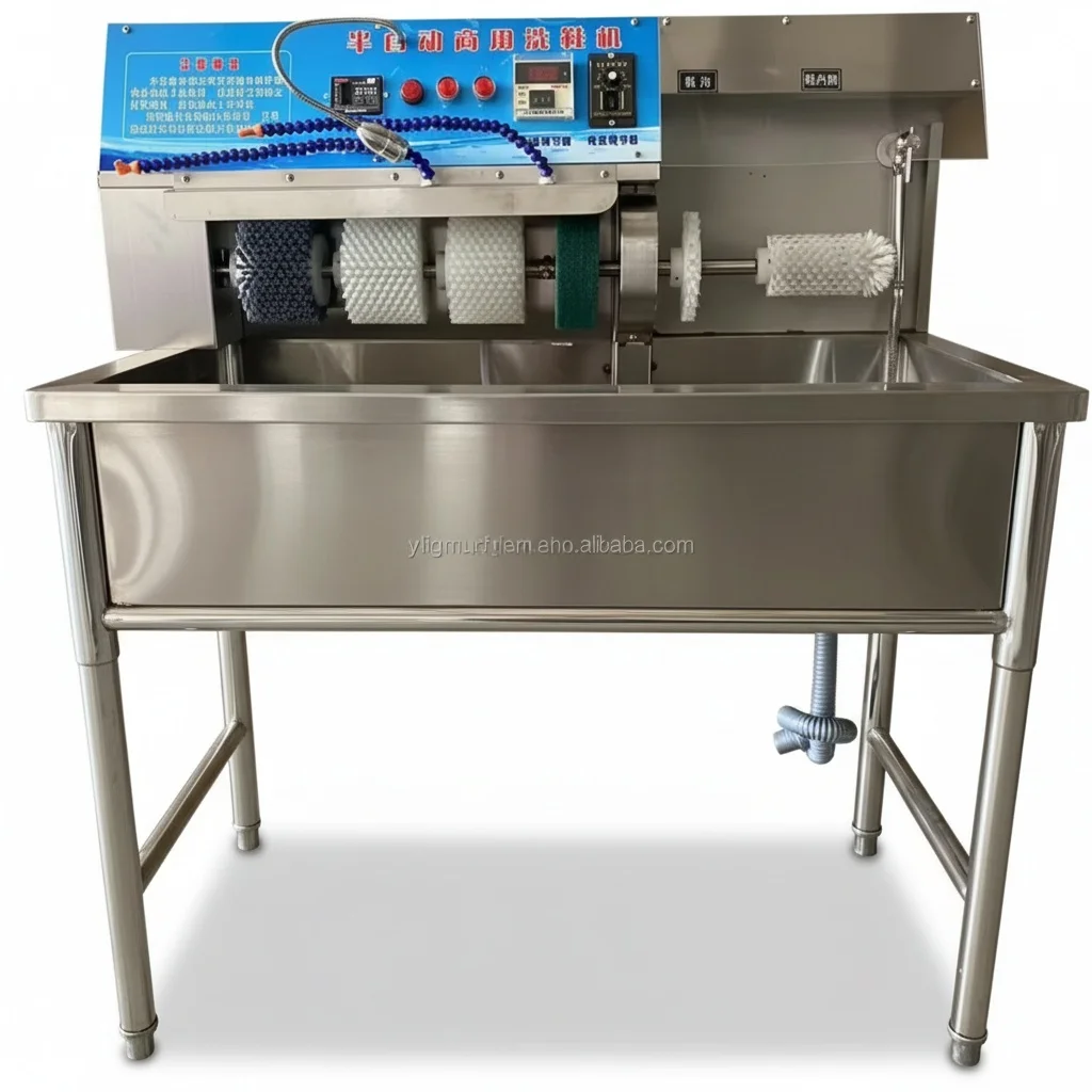 Commercial Shoe Washer, 304 Stainless Steel Cleaning Machine, Pure Copper Motor, Industrial Dryer for Sports Shoes