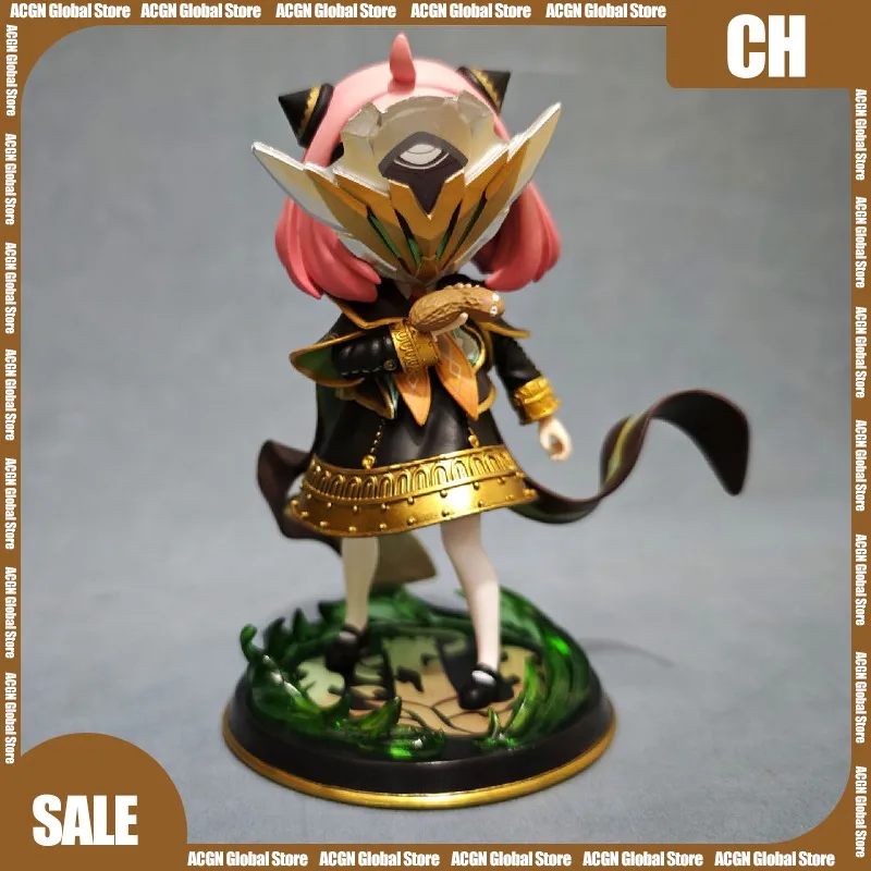 

16CM SPY×FAMILY Anya Forger Cosplay Peanut Knight Figure Anime PVC Model Desk Display Hall of Fame Edition Collectible Toy