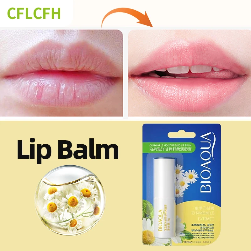 Lip Balm Moisturizing Whitening Hydrating Anti-Cracked Fade Lip Lines Lips Balm Natural Botanical Cream Makeup Lipstick Care