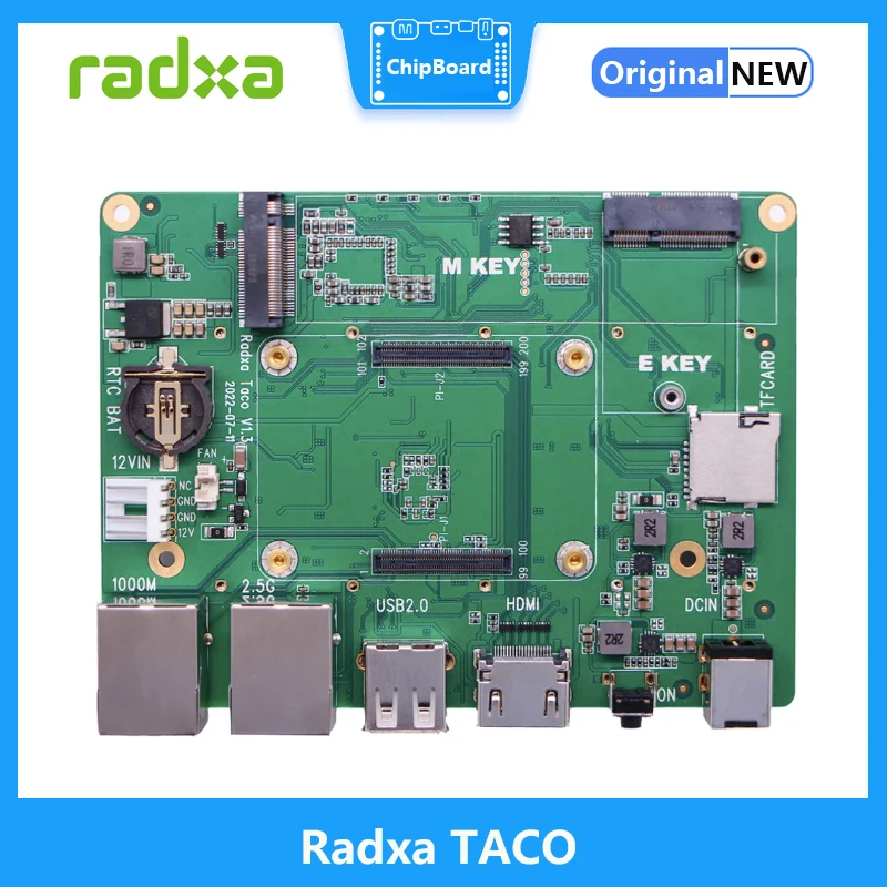 

Radxa TACO developed baseboard support for the Raspberry PI CM4 to provide a NAS/Router solution