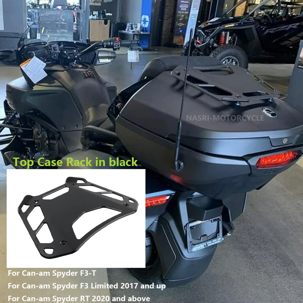 NEW Motorcycle AccessoriesFor Can-Am Spyder F3-T Luggage Top Of The Line Chassis Rack Black For Can Am Spyder F3 Limited 2017Up